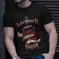 Lechner Blood Runs Through My Veins Name Unisex T-Shirt Gifts for Him