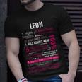 Leon Name Leon T-Shirt Gifts for Him