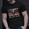 Liberty 4Th Of July Merica Us Flag Proud American Bald Eagle T-shirt Gifts for Him
