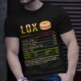 Lox Nutrition Facts Funny Christmas 12 Shirt Unisex T-Shirt Gifts for Him