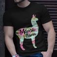 Mama Llama Floral Unisex T-Shirt Gifts for Him