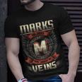 Marks Blood Run Through My Veins Name V3 Unisex T-Shirt Gifts for Him