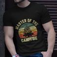 Master Of The Campfire Camping Vintage Camper Unisex T-Shirt Gifts for Him