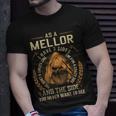 Mellor Name Shirt Mellor Family Name V4 Unisex T-Shirt Gifts for Him