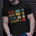 Mens Dad Man Myth Legend Christmas Father Birthday Gifts Unisex T-Shirt Gifts for Him