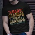 Mens Fathers Day From Grandkids Dad Grandpa Great Grandpa Unisex T-Shirt Gifts for Him
