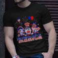 Merica Gnomes Happy 4Th Of July Us Flag Independence Day Unisex T-Shirt Gifts for Him