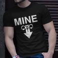 Mine Arrow With Uterus Pro Choice Womens Rights Unisex T-Shirt Gifts for Him