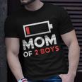 Mom Of 2 Boys Shirt From Son Mothers Day Birthday Women Active 154 Trending Shirt Unisex T-Shirt Gifts for Him