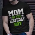 Mom Of The Birthday Boy Soccer Player Vintage Retro Unisex T-Shirt Gifts for Him