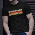 Morristown Nj New Jersey City Home Roots Retro T-shirt Gifts for Him