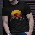 Mountain Bike Vintage Sunset Design Graphic 235 Trending Shirt Unisex T-Shirt Gifts for Him