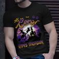 My Corgi Rides Shotgun Cool Halloween Protector Witch Dog V2 Unisex T-Shirt Gifts for Him