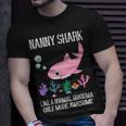 Nanny Grandma Nanny Shark Only More Awesome T-Shirt Gifts for Him