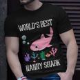 Nanny Grandma Worlds Best Nanny Shark T-Shirt Gifts for Him