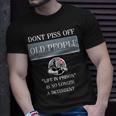 Old People Dont Mess With Old People Prison Badass T-shirt Gifts for Him