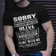 Olive Name Sorry My Heart Only Beats For Olive T-Shirt Gifts for Him