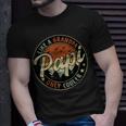 Papi Like A Grandpa Only Cooler Vintage Retro Fathers Day Unisex T-Shirt Gifts for Him