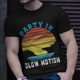 Party In Slow Motion Vintage Funny Boating Boating Gifts Unisex T-Shirt Gifts for Him