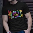 Peace Out 4Th Grade Tie Dye Graduation Last Day Of School V2 Unisex T-Shirt Gifts for Him