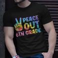 Peace Out 6Th Grade 2022 Graduate Happy Last Day Of School Unisex T-Shirt Gifts for Him