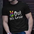 Peace Out 8Th Grade Tie Dye Graduation Class Of 2022 Virtual Unisex T-Shirt Gifts for Him