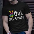 Peace Out 8Th Grade Tie Dye Graduation Class Of 2022 Virtual V2 Unisex T-Shirt Gifts for Him