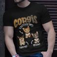 Pembroke Welsh Corgi Untoasted Toasted Burnt Dog Lovers Unisex T-Shirt Gifts for Him
