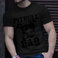 Pitbull Dad Dog Pitbull Sunglasses Fathers Day Pitbull V2 T-shirt Gifts for Him
