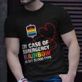 Pride Month Rainbow Is My Blood Type Lgbt Flag Unisex T-Shirt Gifts for Him