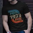 Pro Roe 1973 Roe Vs Wade Pro Choice Womens Rights Retro Unisex T-Shirt Gifts for Him