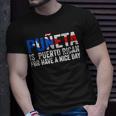 Puñeta Is Puerto Rican For Have A Nice Day Puerto Rico T-shirt Gifts for Him