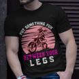 Put The Fun Between Your Legs Funny Girl Motocross Gift Girl Motorcycle Lover Vintage Unisex T-Shirt Gifts for Him