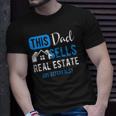 Real Estate Agent Men Dad Funny Realtor Gift Raglan Baseball Unisex T-Shirt Gifts for Him