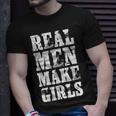 Real Men Daughter Funny Fathers Day Gift Dad Unisex T-Shirt Gifts for Him Real Men Daughter Funny Fathers Day Gift Dad Unisex T-Shirt Gifts for Him