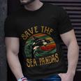 Rescue Killer Whale Orcas Save The Sea Pandas Marine Biology Unisex T-Shirt Gifts for Him