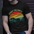 Rewild The Earth Animal Forest Earth Day Unisex T-Shirt Gifts for Him