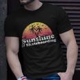 Skateboarding Sunshine And Skateboarding T-shirt Gifts for Him