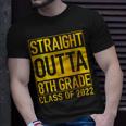 Straight Outta 8Th Grade Graduation 2022 Class Eighth Grade V3 Unisex T-Shirt Gifts for Him