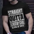 Straight Outta Elementary School Graduation Class 2022 Funny Unisex T-Shirt Gifts for Him