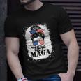 Ultra Maga Messy Bun Great Ultra Maga King Bleached T-shirt Gifts for Him