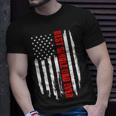 Us Flag Best Single Dad Ever 4Th Of July American Patriotic Unisex T-Shirt Gifts for Him