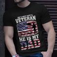 Veteran Dad 4Th Of July Or Labor Day Unisex T-Shirt Gifts for Him
