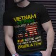 Veteran Veterans Day Vietnam Veteran I Am Not A Hero But I Did Have The Honor 65 Navy Soldier Army Military Unisex T-Shirt Gifts for Him