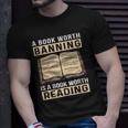 Vintage Censorship Book Reading Nerd I Read Banned Books Unisex T-Shirt Gifts for Him