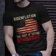 Vintage Old Bidenflation The Cost Of Voting Stupid 4Th July Unisex T-Shirt Gifts for Him