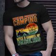 Weekend Forecast Camping With A Chance 19 Shirt Unisex T-Shirt Gifts for Him