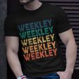 Weekley Name Shirt Weekley Family Name Unisex T-Shirt Gifts for Him