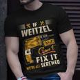 Weitzel Blood Runs Through My Veins Name V2 Unisex T-Shirt Gifts for Him