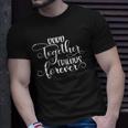 Womens Born Together Friends Forever Twins Girls Sisters Outfit Unisex T-Shirt Gifts for Him
